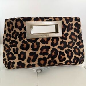 Michael Kors Leopard Print Clutch